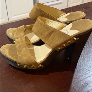 Jimmy Choo Suede Clogs